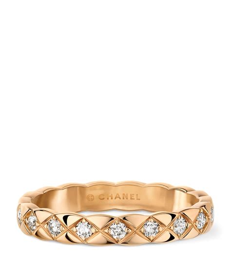 chanel 11280636|Coco Crush Ring BEIGE GOLD & Diamond .